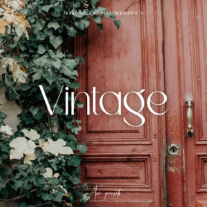 10 Vintage Lightroom Presets